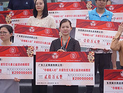 6月7日上午，我集團(tuán)再向市婦女兒童福利會捐贈20萬元